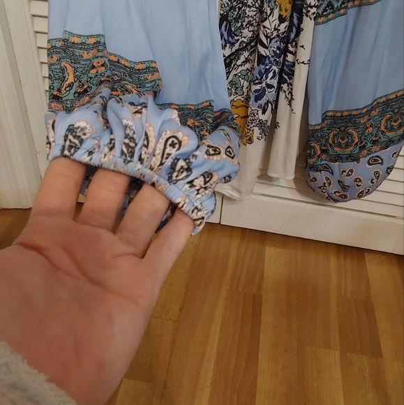 FREE PEOPLE POSITANO NWOT boho blouse - Picture 5 of 7